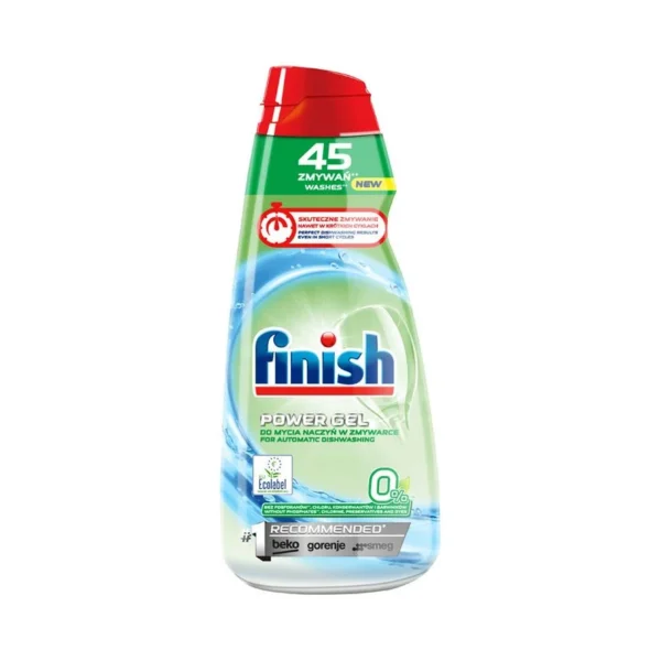 Nõudep. geel All-in-1 Eco 0%, FINISH, 900 ml