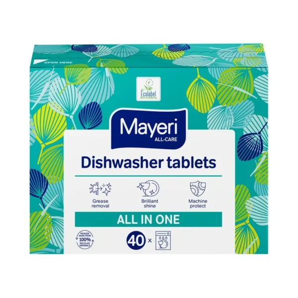 Nõudepesumasina tabletid Mayeri 40tk