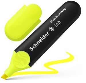 Tekstimarker Schneider Job 1-4,5mm kollane