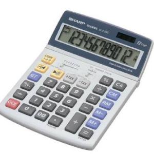 Lauakalkulaator Sharp EL-2125C hõbe