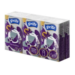 Grite taskurätt Orchidea 4-kihiline 9 lehte 6 pakki