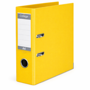 Registraator College A4 7cm PP/PP kollane