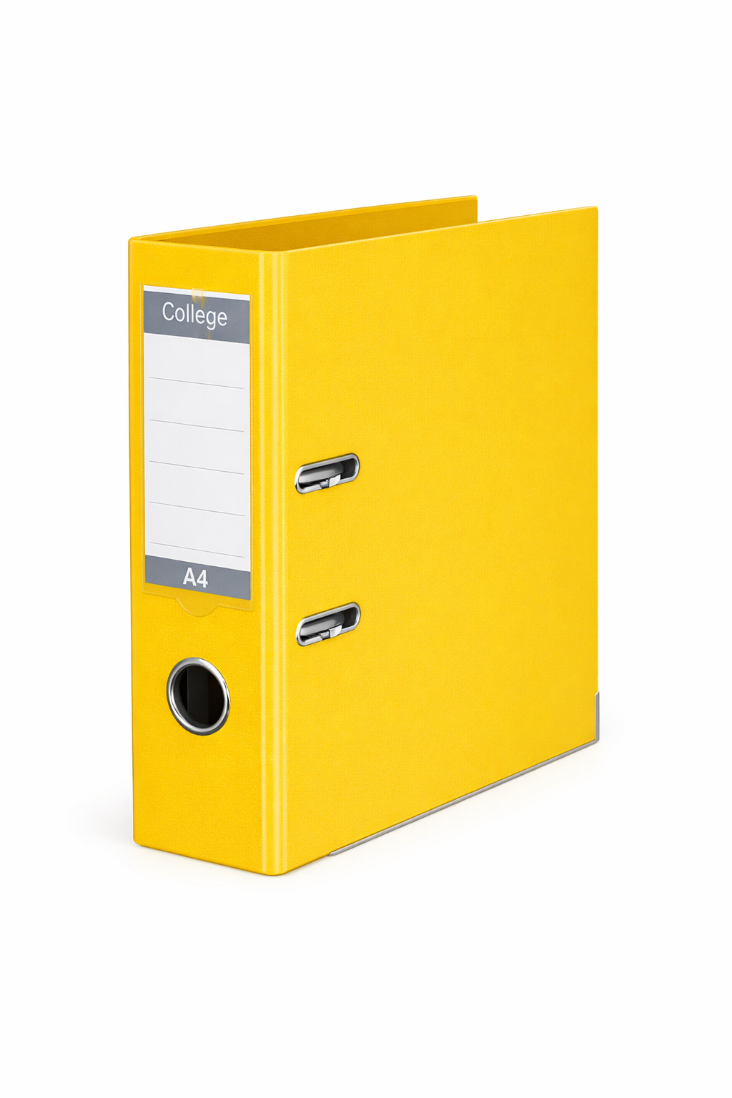 Registraator College A4 7cm PP/PP kollane