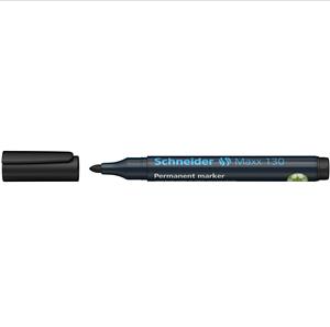 Marker permanentne Schneider 130, 1-3mm koonus, must