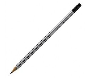 Harilik pliiats Faber-Castell Grip 2001 HB kustukummiga