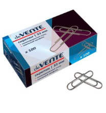 Kirjaklambrid deVENTE 33mm 100tk/pk ümarad