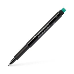 Faber-Castell Multimark permanentmarker, must, F-ots 0,6mm
