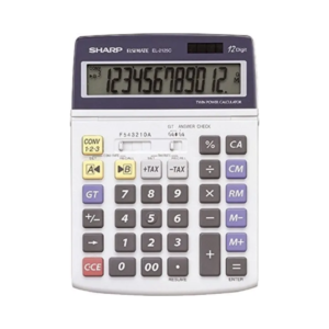 Sharp EL-2125C kalkulaator hõbe