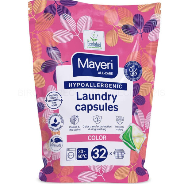 Pesugeelikapslid Color 32tk Mayeri