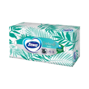 Zewa Deluxe Design salvrätikud karbis 90tk