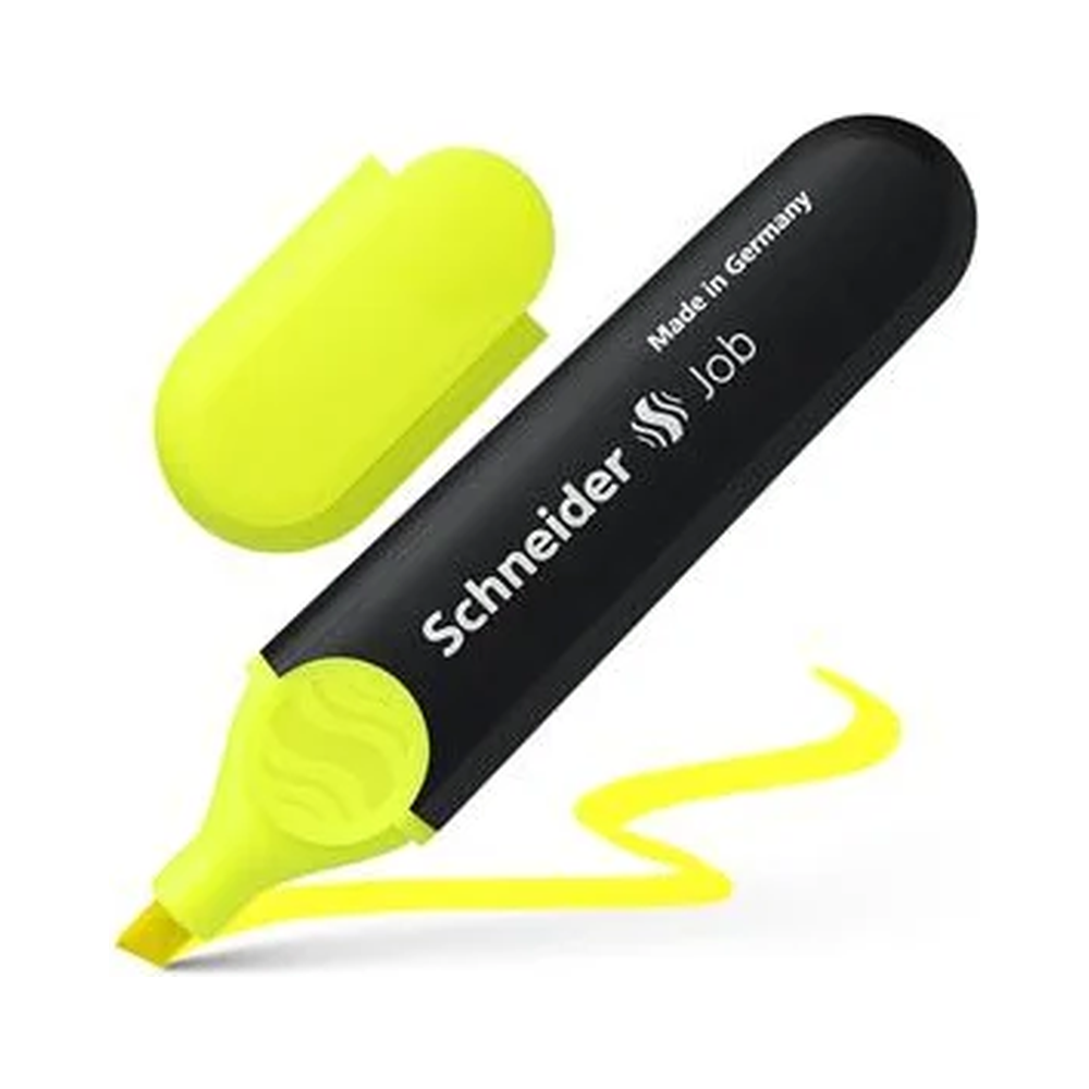 Tekstimarker Schneider Job 1-4,5mm kollane