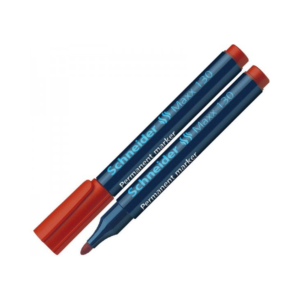 Marker permanentne Schneider 130, 1-3mm koonus, punane