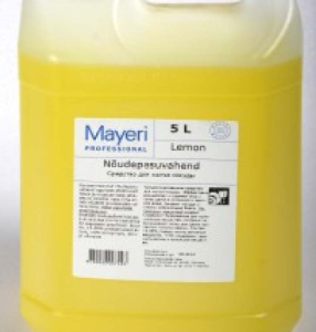 Mayeri nõudepesuvahend Lemon käsitsi pesuks sidruni lõhna 5l
