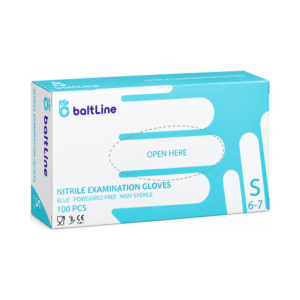 Kummikindad BaltLine Nitril S 100tk